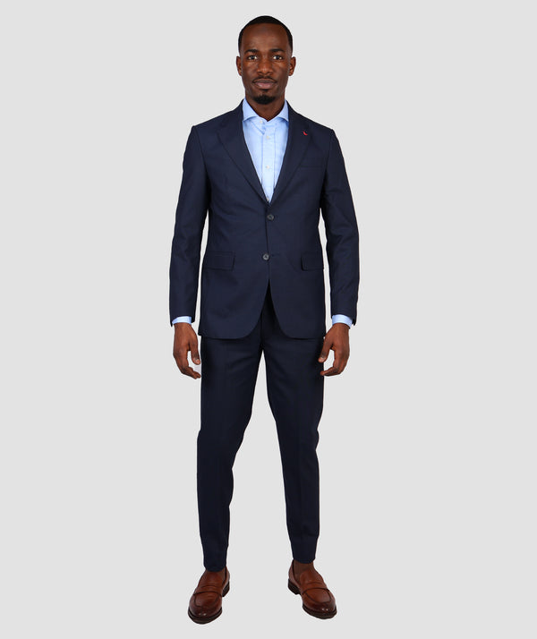 DS Damat Regular Fit Blue Suit-D'S DAMAT ONLINE