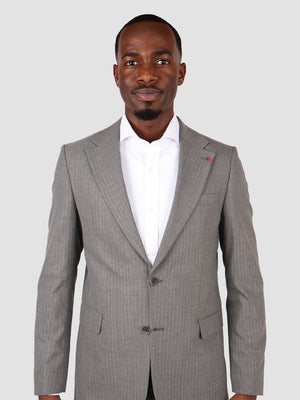 DS Damat Slim Fit Grey Suit-D'S DAMAT ONLINE