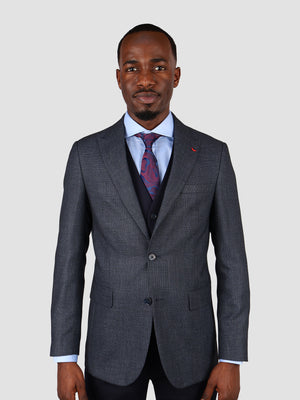 DS Damat  Combined Slim Fit Navy Blue Suit-D'S DAMAT ONLINE