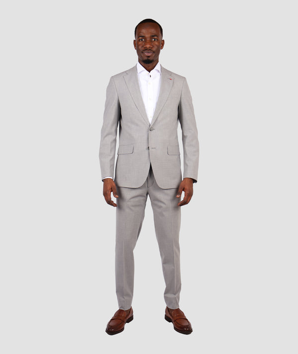 Ds Damat Light Grey  Classic Suit -41% Wool-D'S DAMAT ONLINE