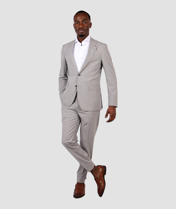 Ds Damat Light Grey  Classic Suit -41% Wool-D'S DAMAT ONLINE