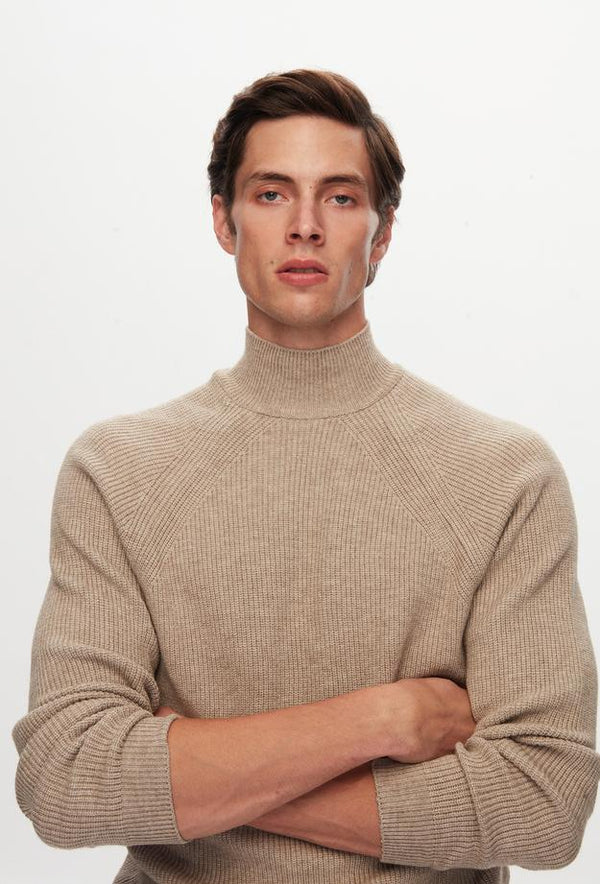 Twn Slim Fit Knitted Sweater-D'S DAMAT ONLINE