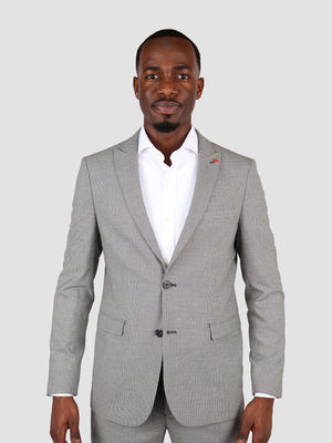 TWN Grey Slim Fit Suit-D'S DAMAT ONLINE