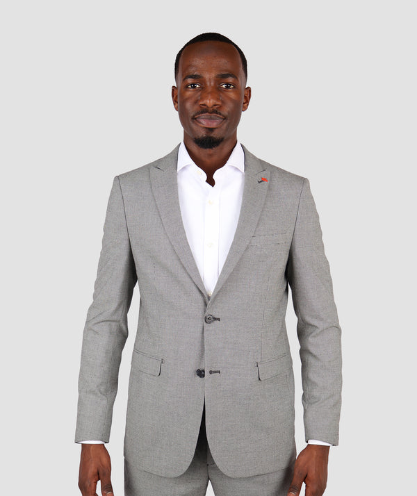 TWN Grey Slim Fit Suit-D'S DAMAT ONLINE