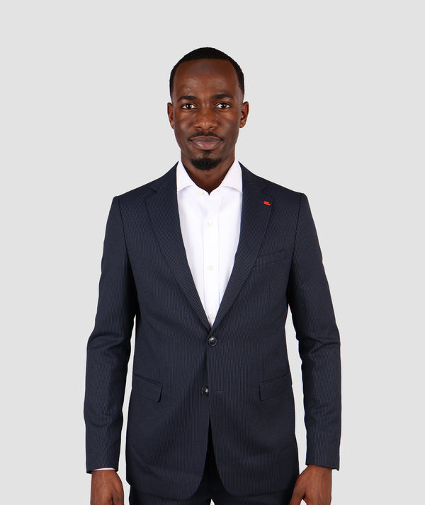 TWN Slim Fit Navy Blue Suit-D'S DAMAT ONLINE