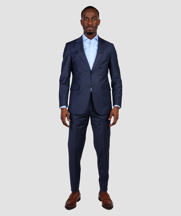 DS Damat Regular Fit Blue Suit-D'S DAMAT ONLINE