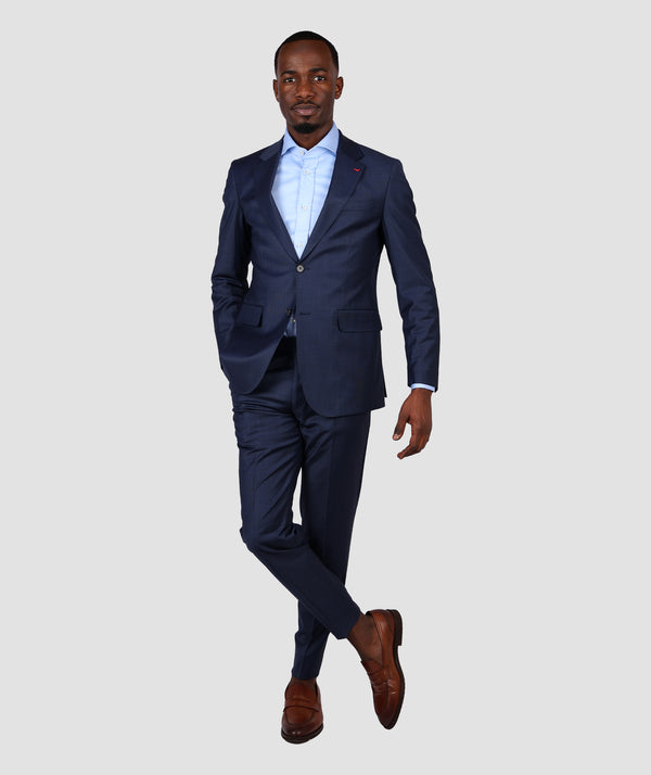 DS Damat Regular Fit Blue Suit-D'S DAMAT ONLINE