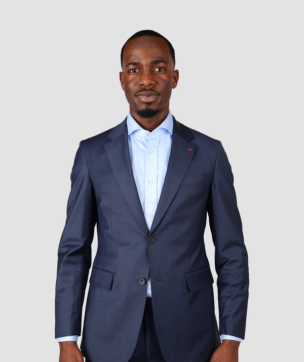 DS Damat Regular Fit Blue Suit-D'S DAMAT ONLINE