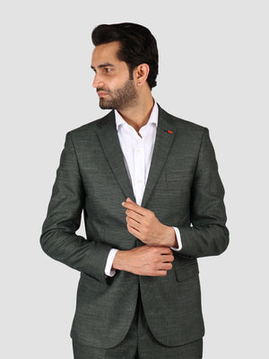 DS Damat Slim Fit Green Suit-D'S DAMAT ONLINE