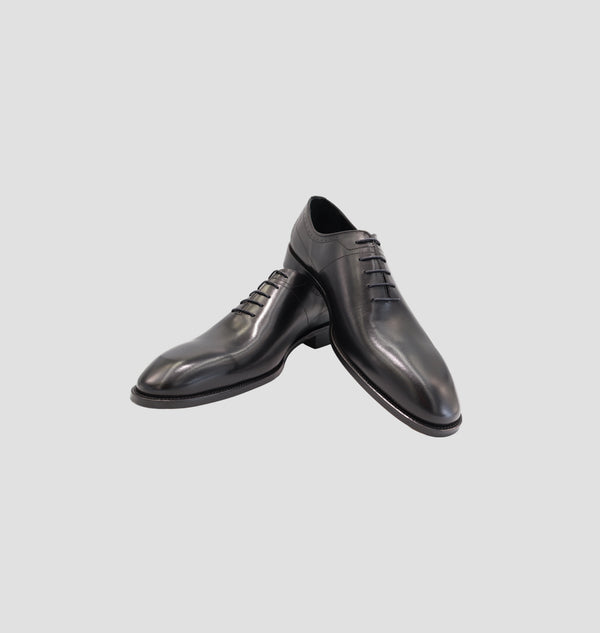 D'S Damat Black Formal Shoes