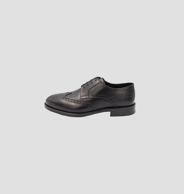 D'S Damat Formal Black Shoes