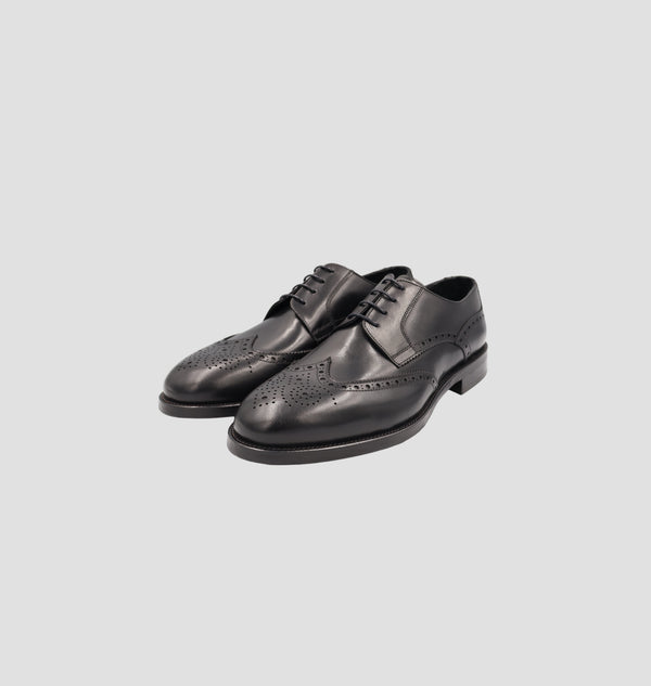 D'S Damat Formal Black Shoes