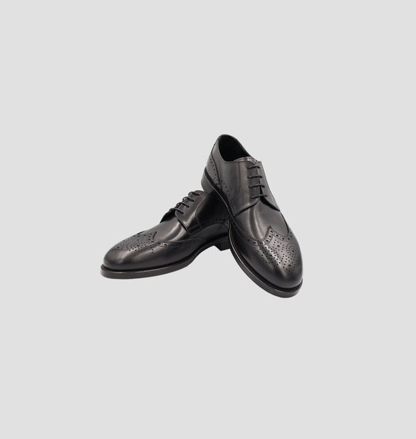 D'S Damat Formal Black Shoes