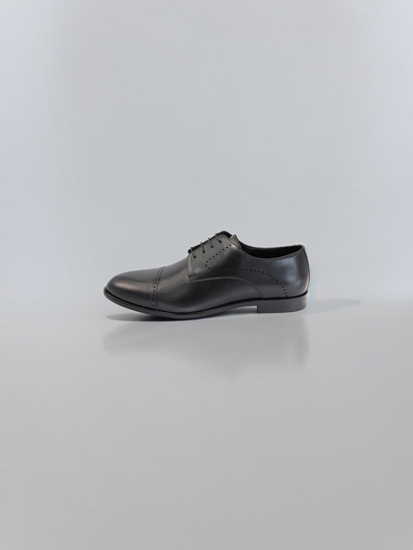 D'S Damat Formal Black Shoes