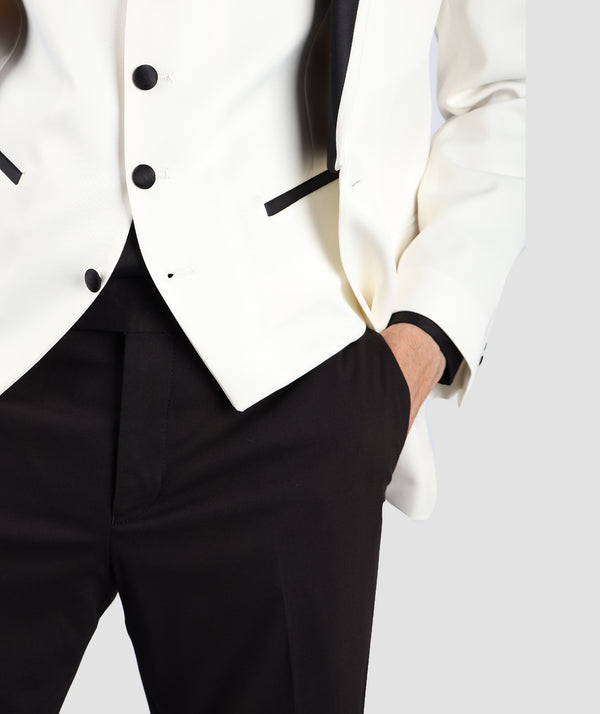 D'S Damat White Tuxedo Suit-D'S DAMAT ONLINE