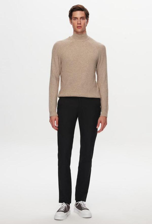 Twn Slim Fit Knitted Sweater-D'S DAMAT ONLINE