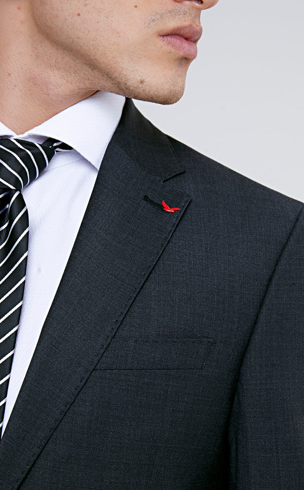 Ds Damat  Dark Grey  Classic Suit -41% Wool-D'S DAMAT ONLINE