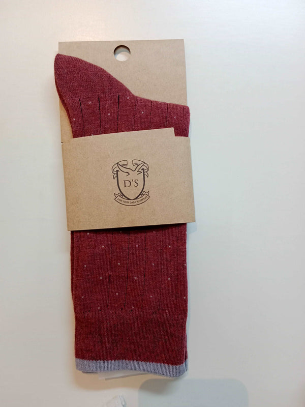 Ds Damat Burgundy Socks-D'S DAMAT ONLINE