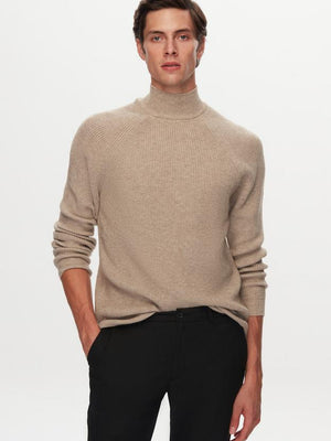 Twn Slim Fit Knitted Sweater-D'S DAMAT ONLINE
