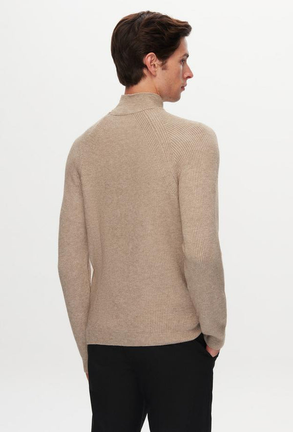 Twn Slim Fit Knitted Sweater-D'S DAMAT ONLINE