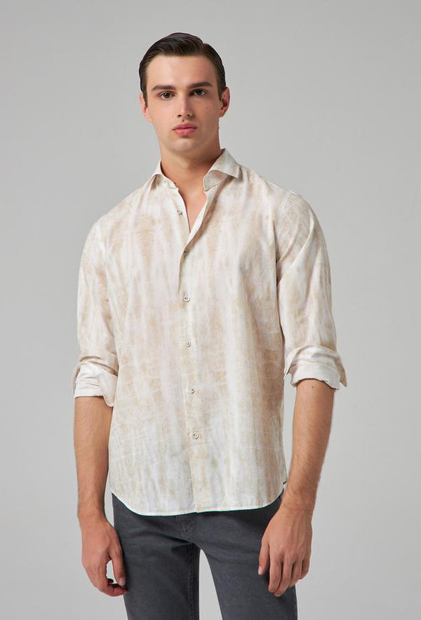 Ds Damat Beige Shirt-D'S DAMAT ONLINE