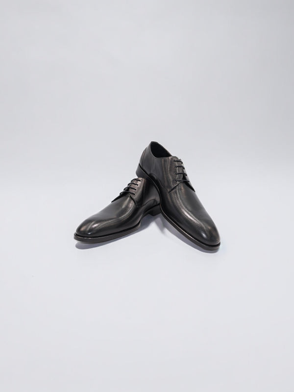 D'S Damat Black Formal Shoes