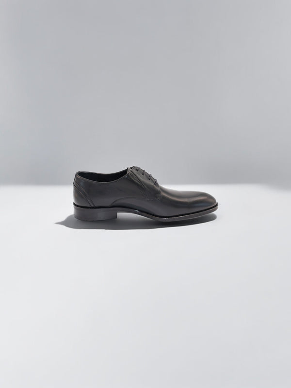 D'S Damat Black Formal Shoes