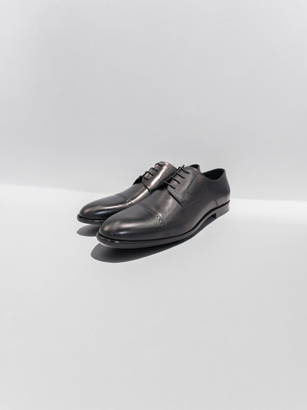 D'S Damat Formal Black Shoes