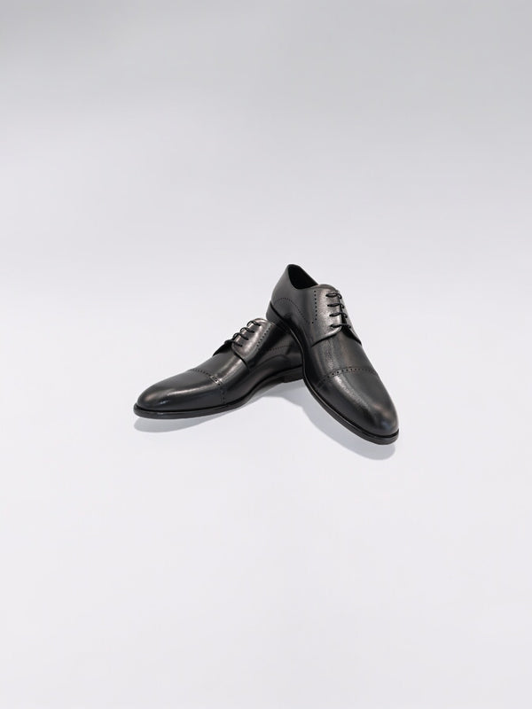 D'S Damat Formal Black Shoes