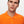 Ds Damat Regular Fit Orange Pique Textured 100% Cotton Polo Neck T-Shirt-D'S DAMAT ONLINE