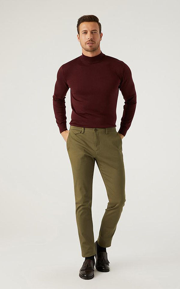 TWN Green Chino Pants-D'S DAMAT ONLINE