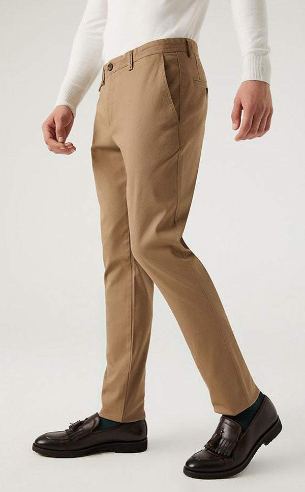 TWN Brown Chino Pants-D'S DAMAT ONLINE