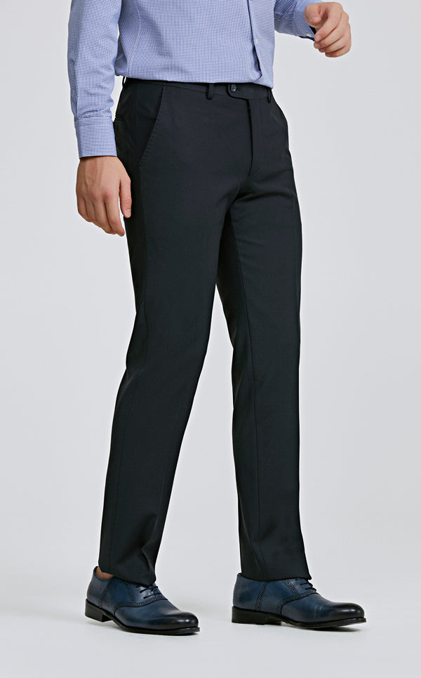 Ds Damat Slim Fit Trouser Navy Blue-D'S DAMAT ONLINE