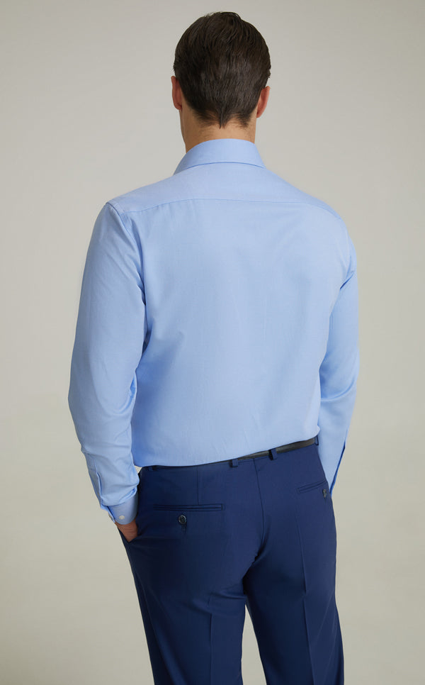 Ds Damat Shirt Slim Fit Light Blue-D'S DAMAT ONLINE