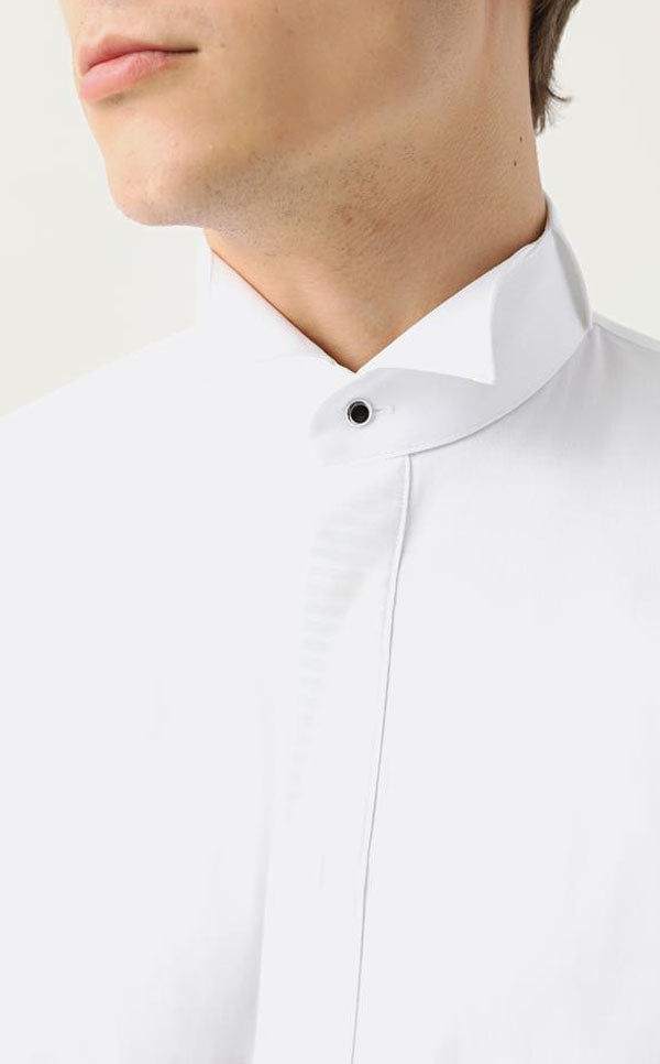 Ds Damat Ceremony Shirt Slim Fit White-D'S DAMAT ONLINE
