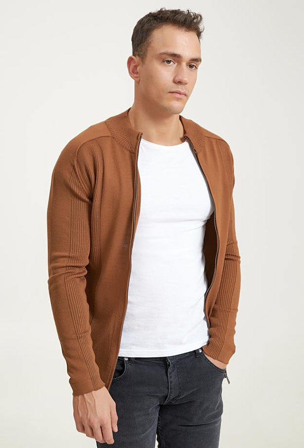 TWN Slim Fit Cinnamon Triko Cardigan-D'S DAMAT ONLINE