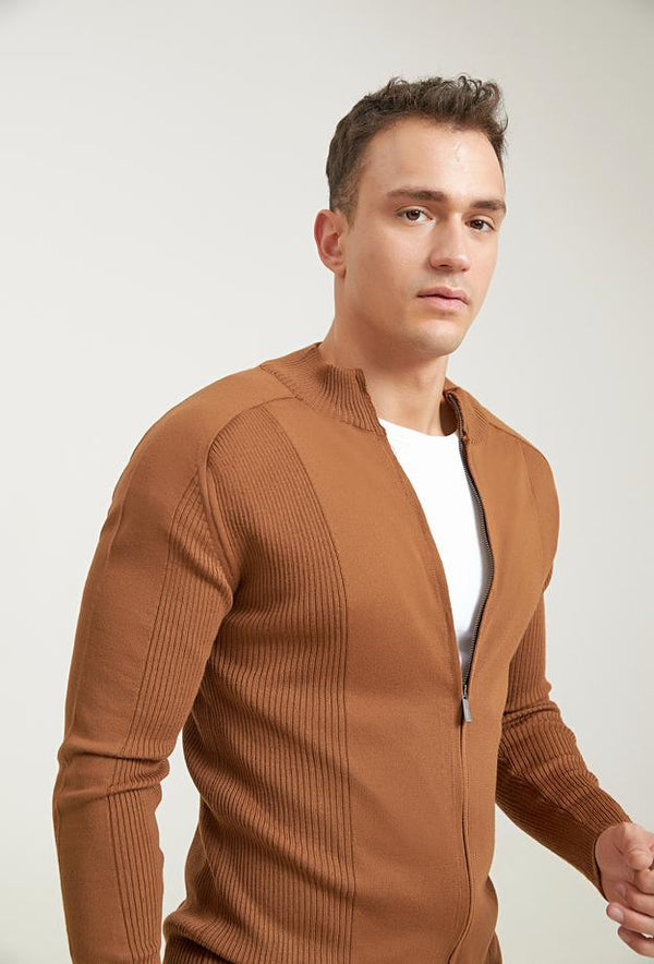 TWN Slim Fit Cinnamon Triko Cardigan-D'S DAMAT ONLINE