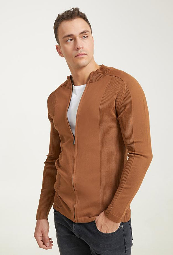 TWN Slim Fit Cinnamon Triko Cardigan-D'S DAMAT ONLINE